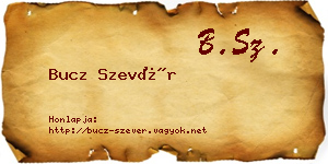 Bucz Szevér névjegykártya
